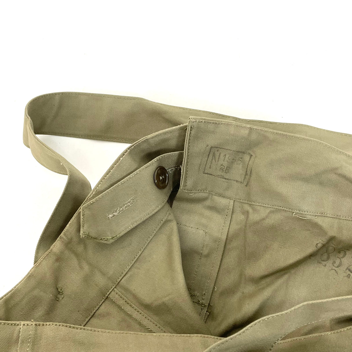 イタリア軍 カーキ ビンテージ モーターサイクルパンツ 新品 703N