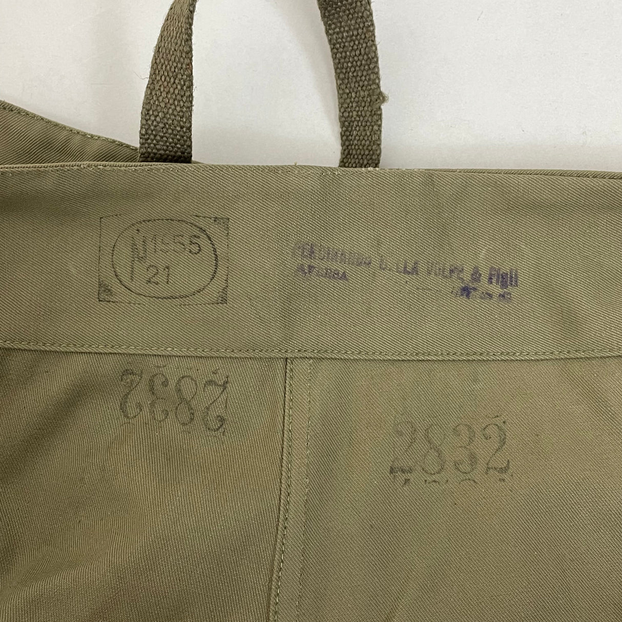 イタリア軍 カーキ ビンテージ モーターサイクルパンツ 新品 703N