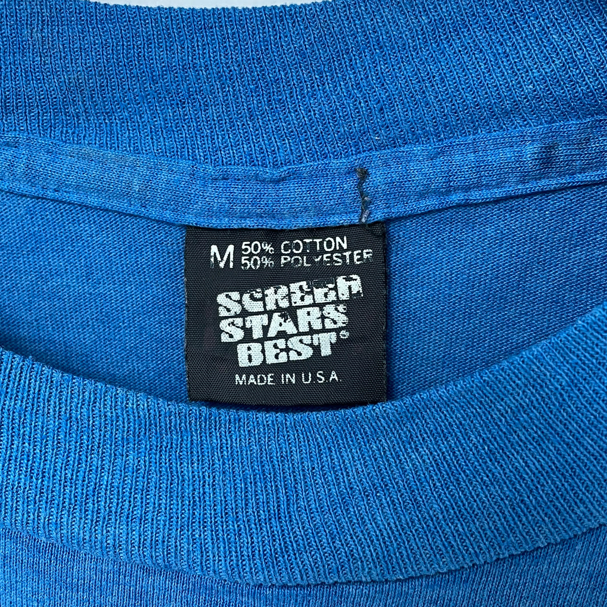 1990s SCREEN STARS BEST/スクリーンスターズ ブルー ヴィンテージ TASK FORCE 2nd/505th (AIRBORNE) Tシャツ "MADE IN USA" Mサイズ【FB-TS-0004B-】