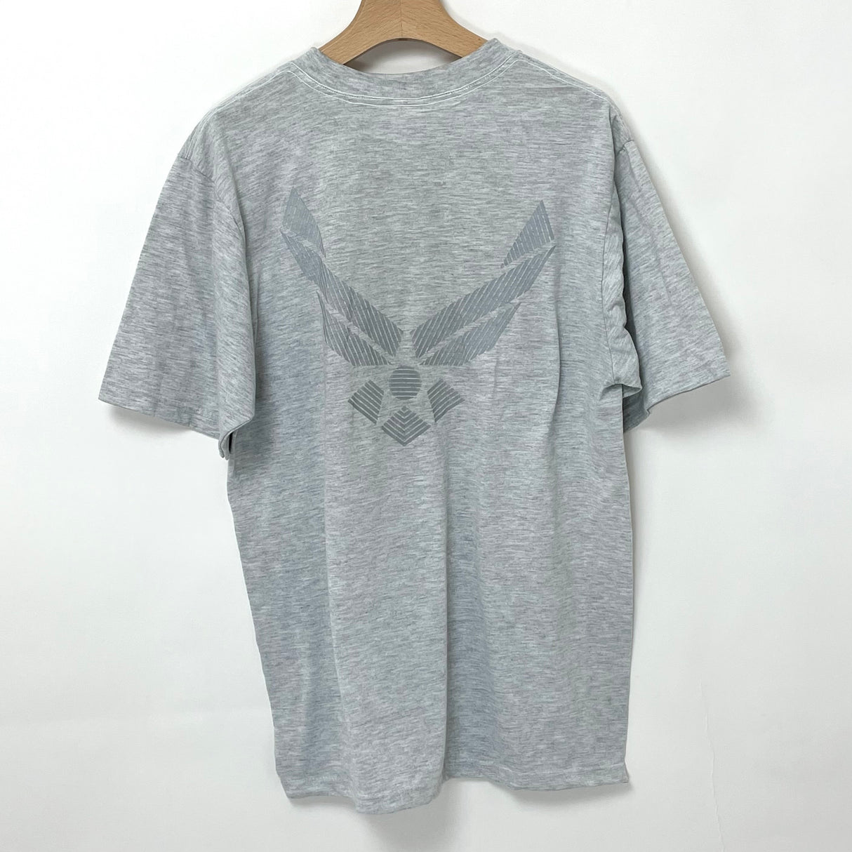 アメリカ空軍 U.S.A.F. グレー フィジカルトレーニング Tシャツ【FB-TS-ML00011B-】