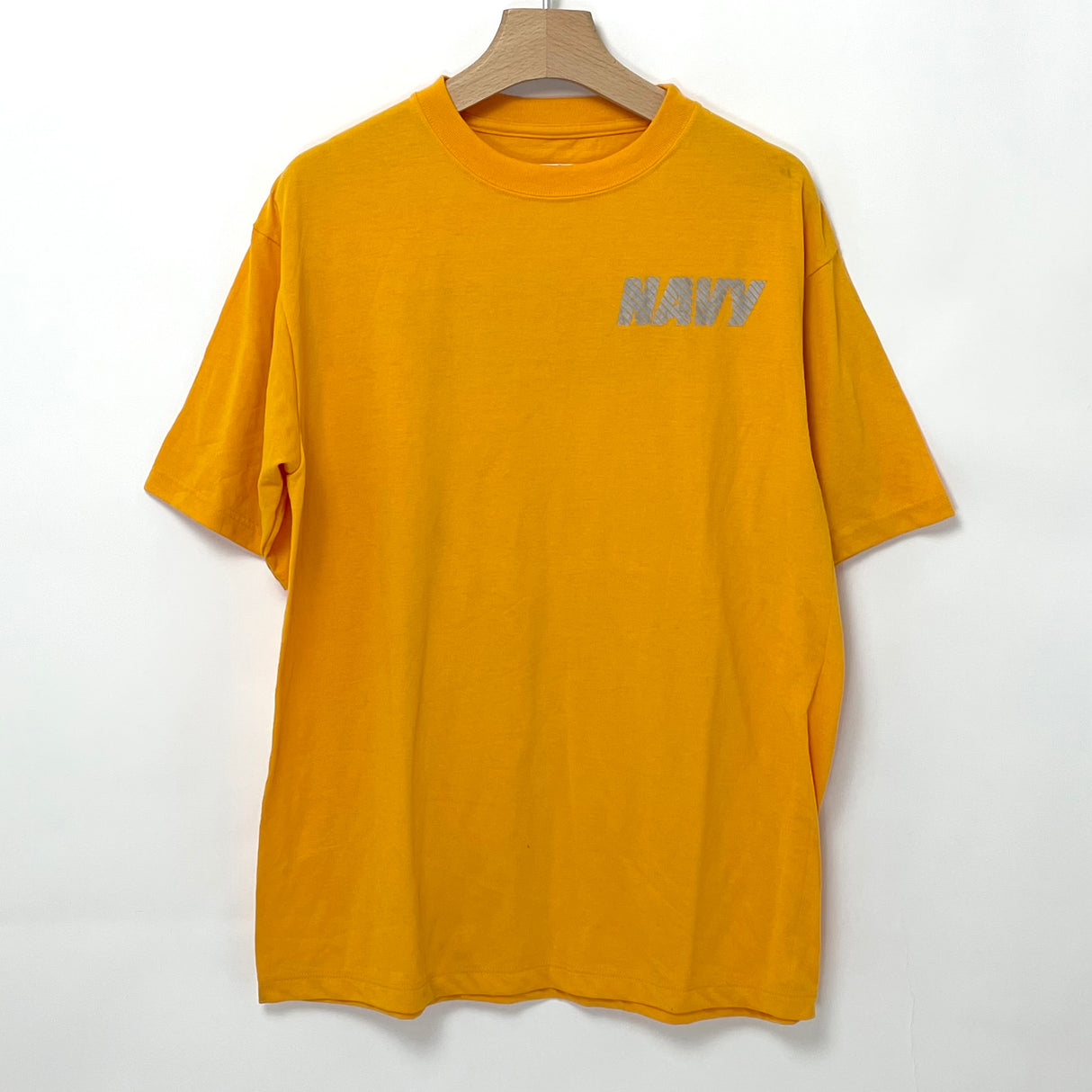 アメリカ海軍 U.S.NAVY イエロー フィジカルトレーニング 半袖Tシャツ【FB-TS-ML0005B-】