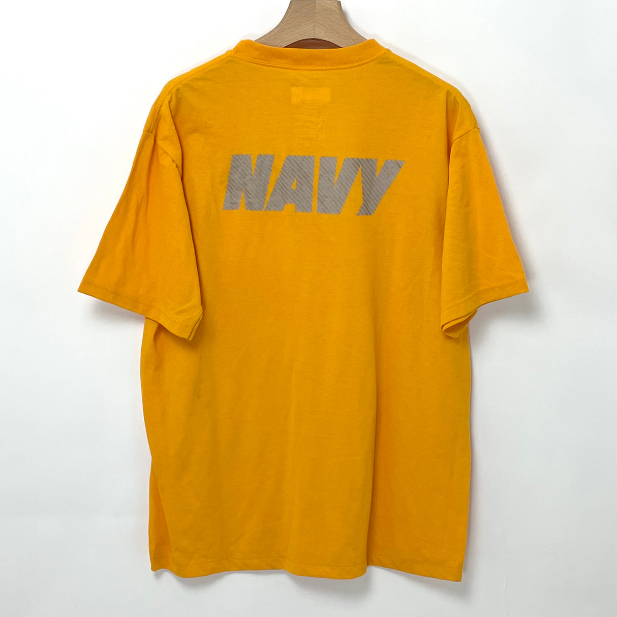 アメリカ海軍 U.S.NAVY イエロー フィジカルトレーニング 半袖Tシャツ【FB-TS-ML0005B-】