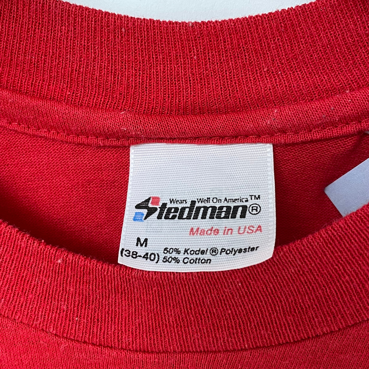 1980s BRISTOL STOMPERS レッド ヴィンテージ プリントTシャツ "MADE IN USA" Mサイズ【FB-TS-0009B-】