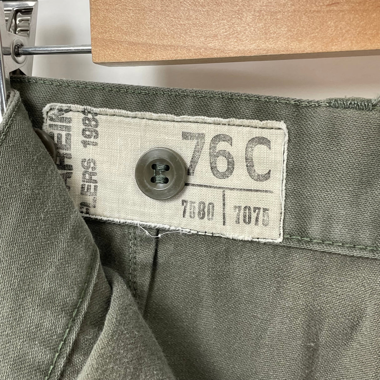 フランス軍 OD ビンテージ M-64 カーゴ ショートパンツ USED 401UH=