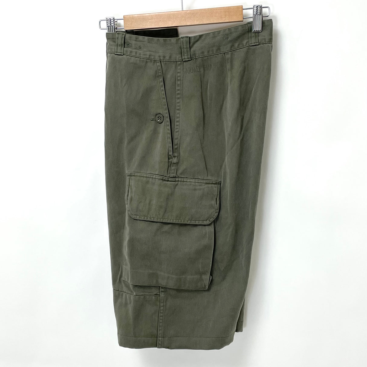 フランス軍 OD ビンテージ M-64 カーゴ ショートパンツ USED 401UH=