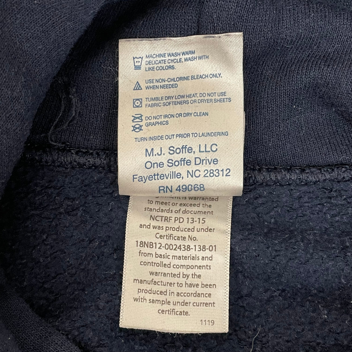 【美品】アメリカ海軍 U.S.NAVY ネイビー フードスウェットシャツ シルバーレター【FB-SS-0025A=】