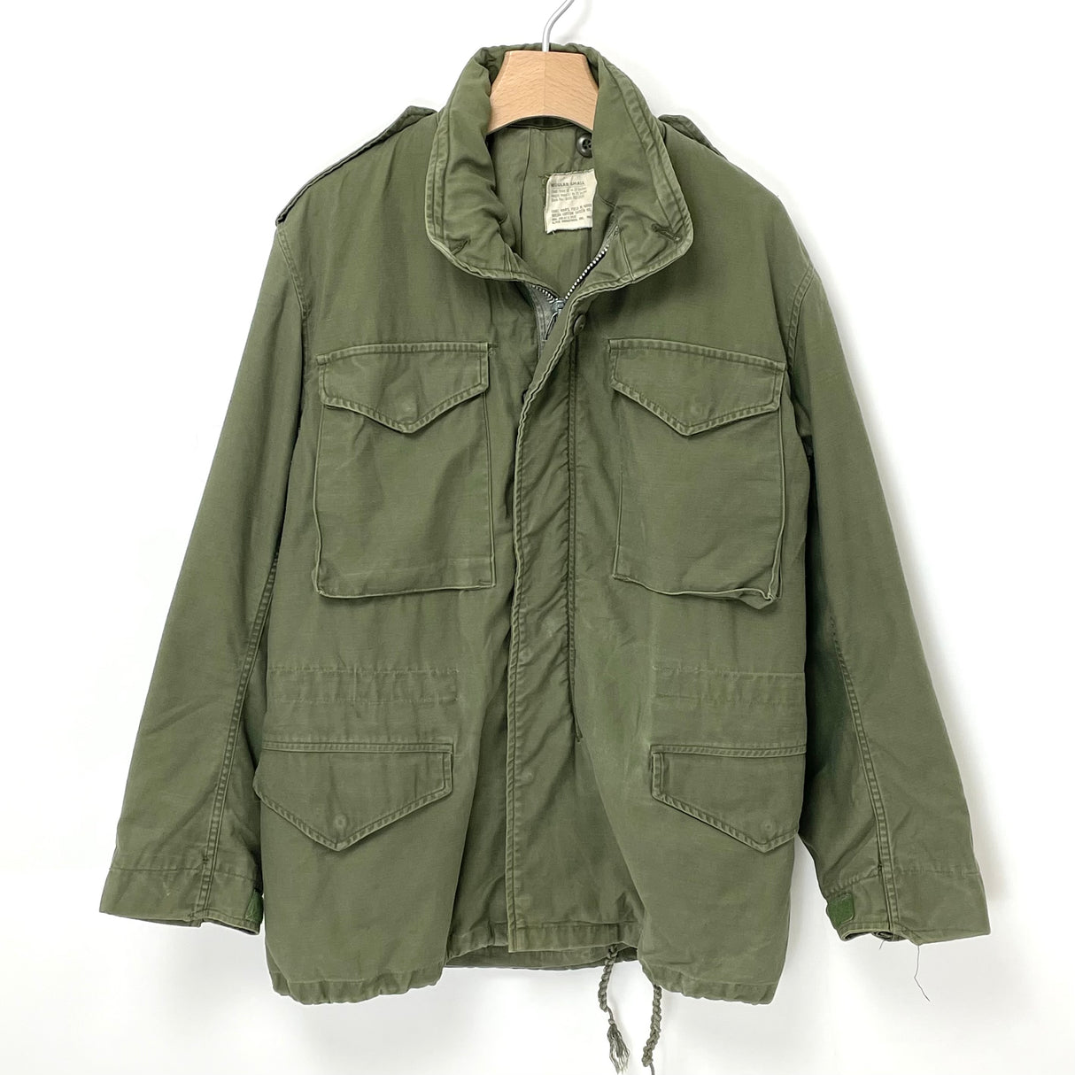 【2nd モデル】アメリカ軍 OD M-65 フィールドジャケット USED A5UVB