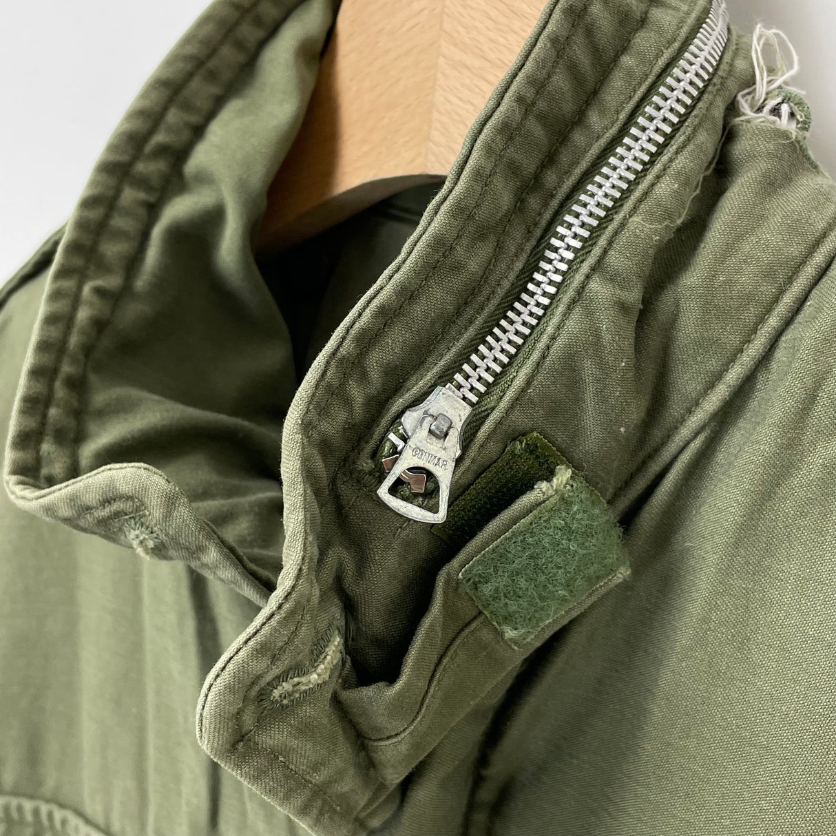 【2nd モデル】アメリカ軍 OD M-65 フィールドジャケット USED A5UVB