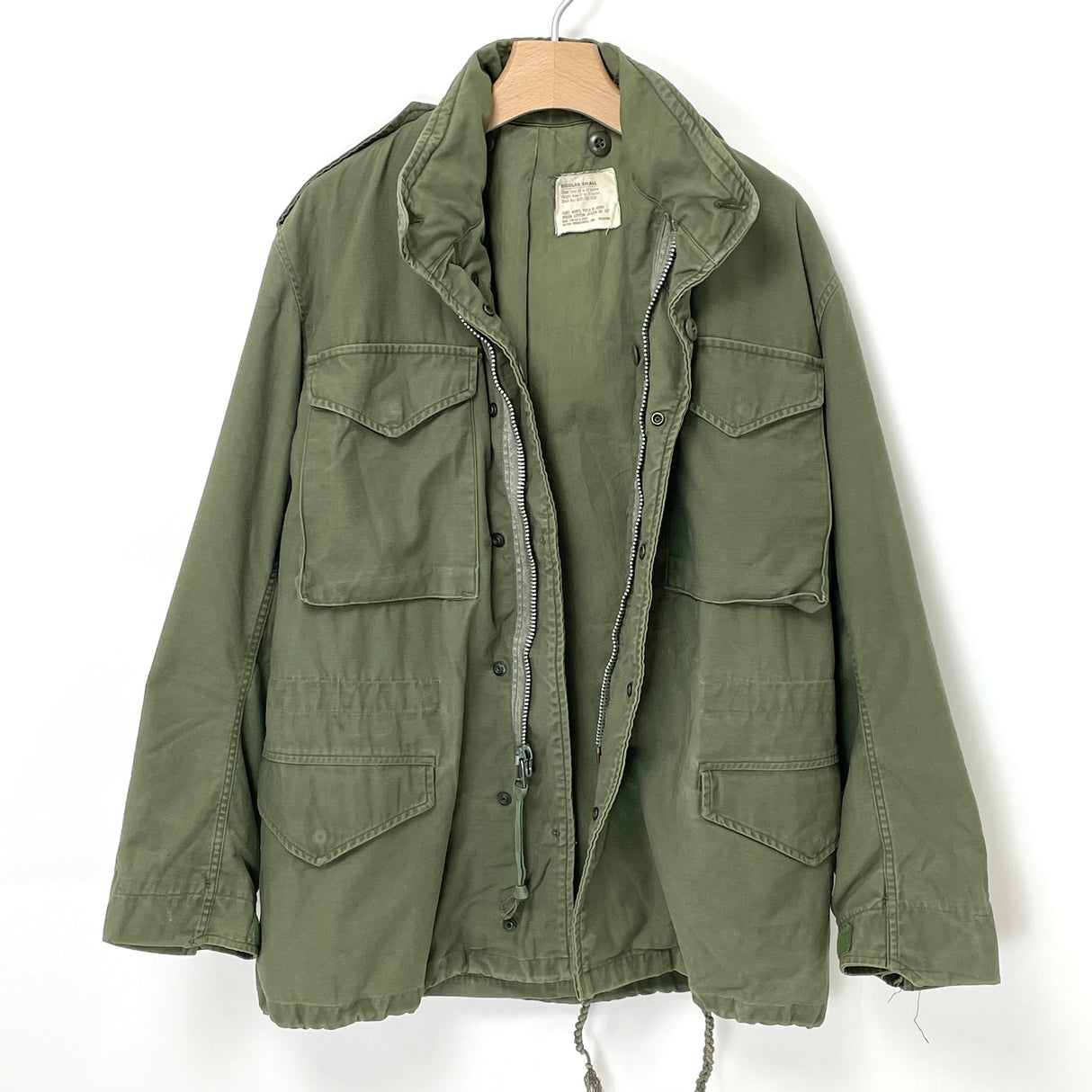 【2nd モデル】アメリカ軍 OD M-65 フィールドジャケット USED A5UVB