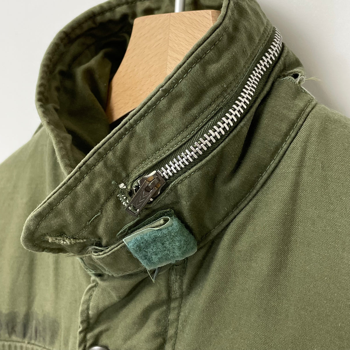 【2nd モデル】アメリカ軍 OD M-65 フィールドジャケット USED A5UVB