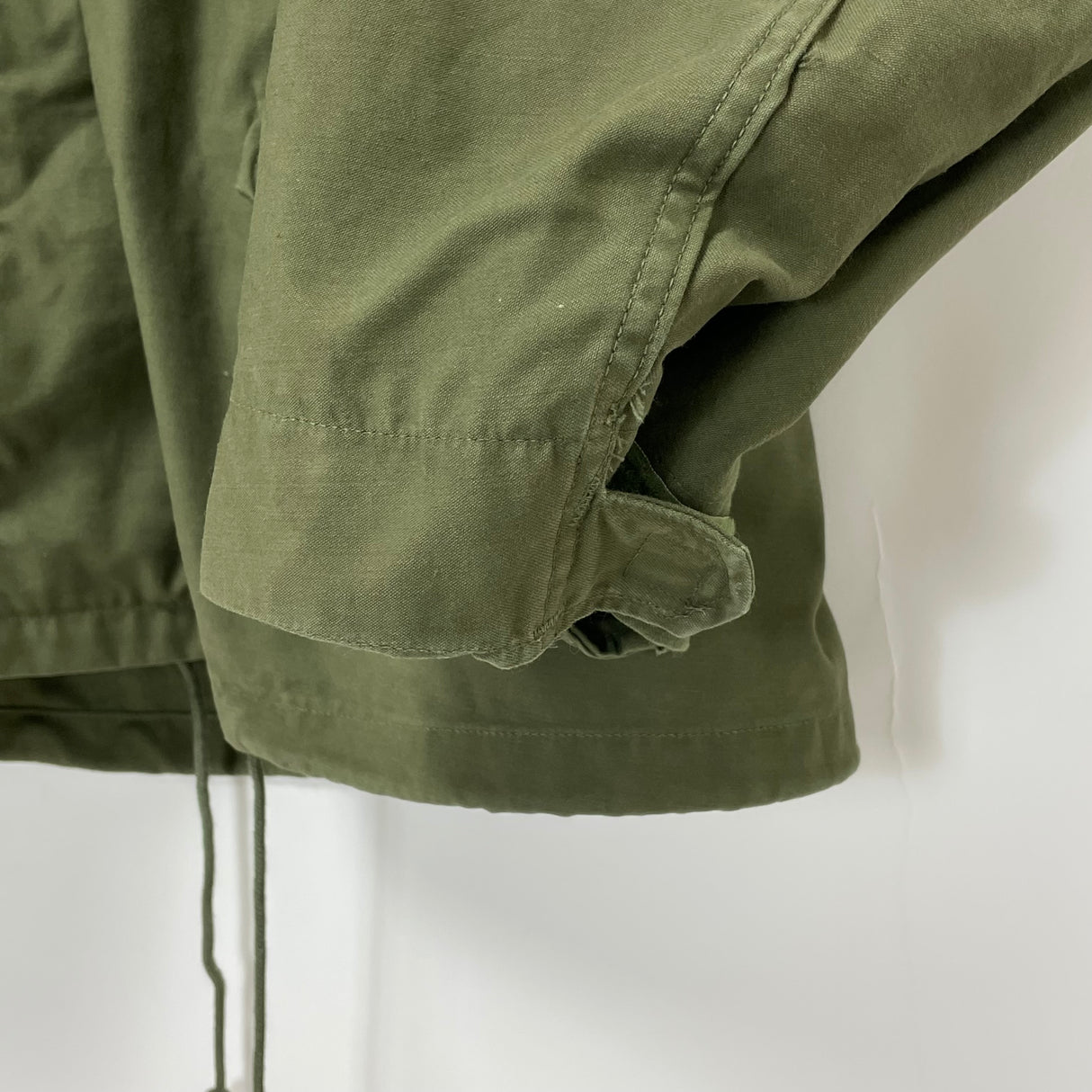 【3rd&4th モデル】アメリカ軍 OD M-65 フィールドジャケット ワッペン付 USED A5UW