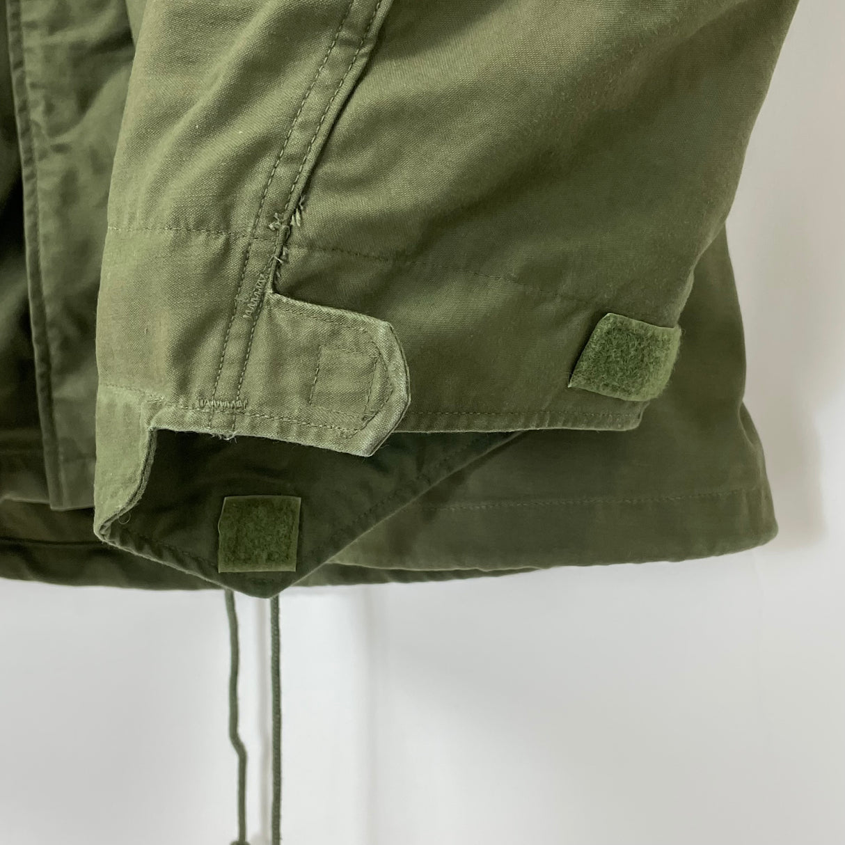 【3rd&4th モデル】アメリカ軍 OD M-65 フィールドジャケット ワッペン付 USED A5UW