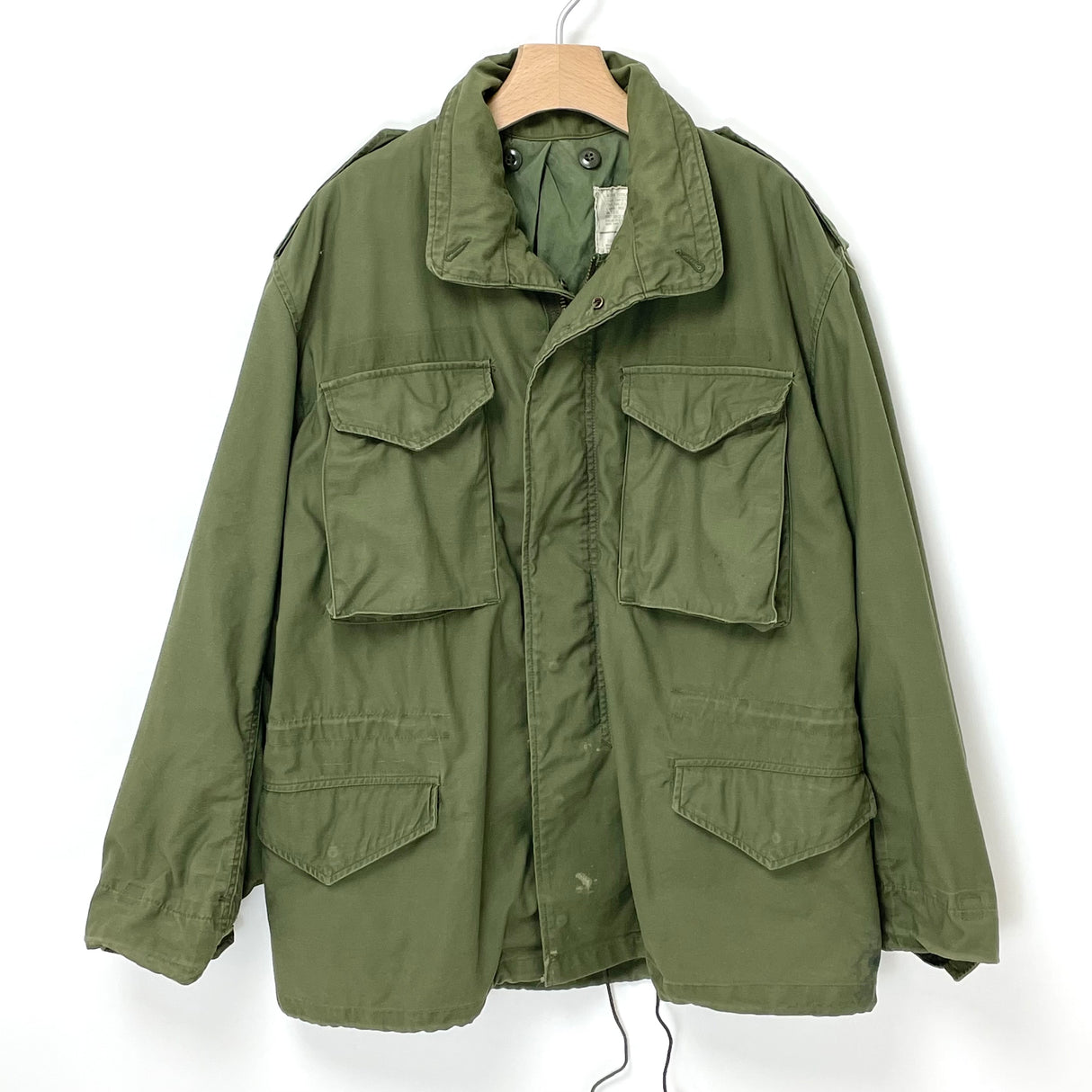 【3rd&4th モデル】アメリカ軍 OD M-65 フィールドジャケット USED A5U