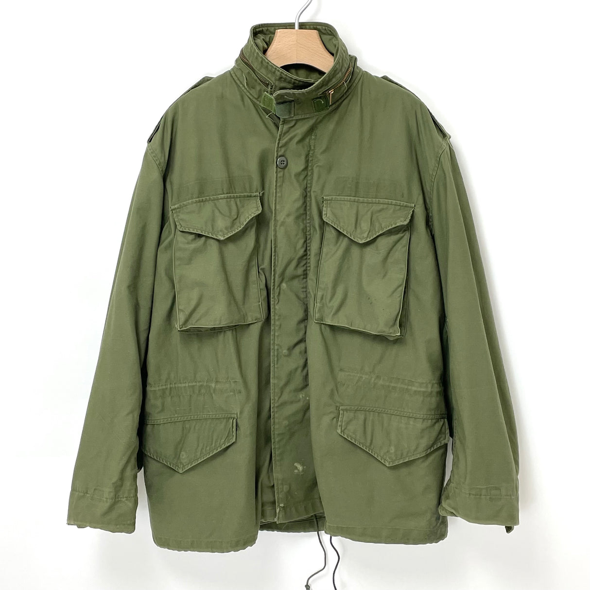 【3rd&4th モデル】アメリカ軍 OD M-65 フィールドジャケット USED A5U