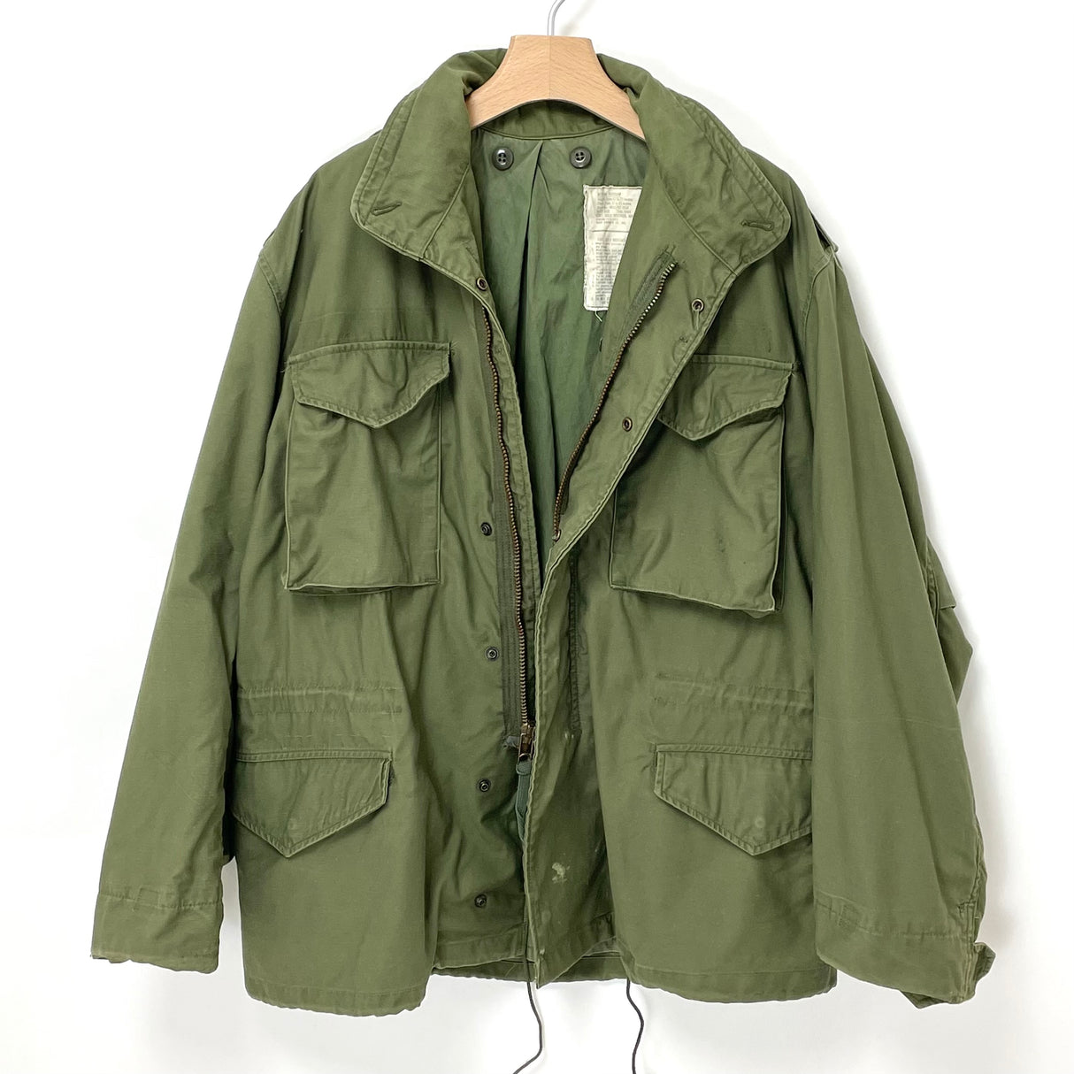【3rd&4th モデル】アメリカ軍 OD M-65 フィールドジャケット USED A5U