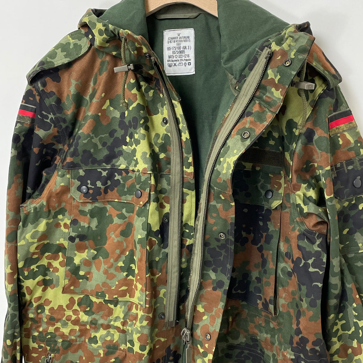 【新品】ドイツ軍 フレクターカモ フィールドパーカー【FB-PK-ML0005S】