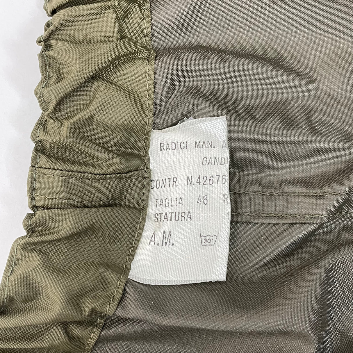 【新品】イタリア軍 OD レインパンツ【FB-PT-ML0019S=】