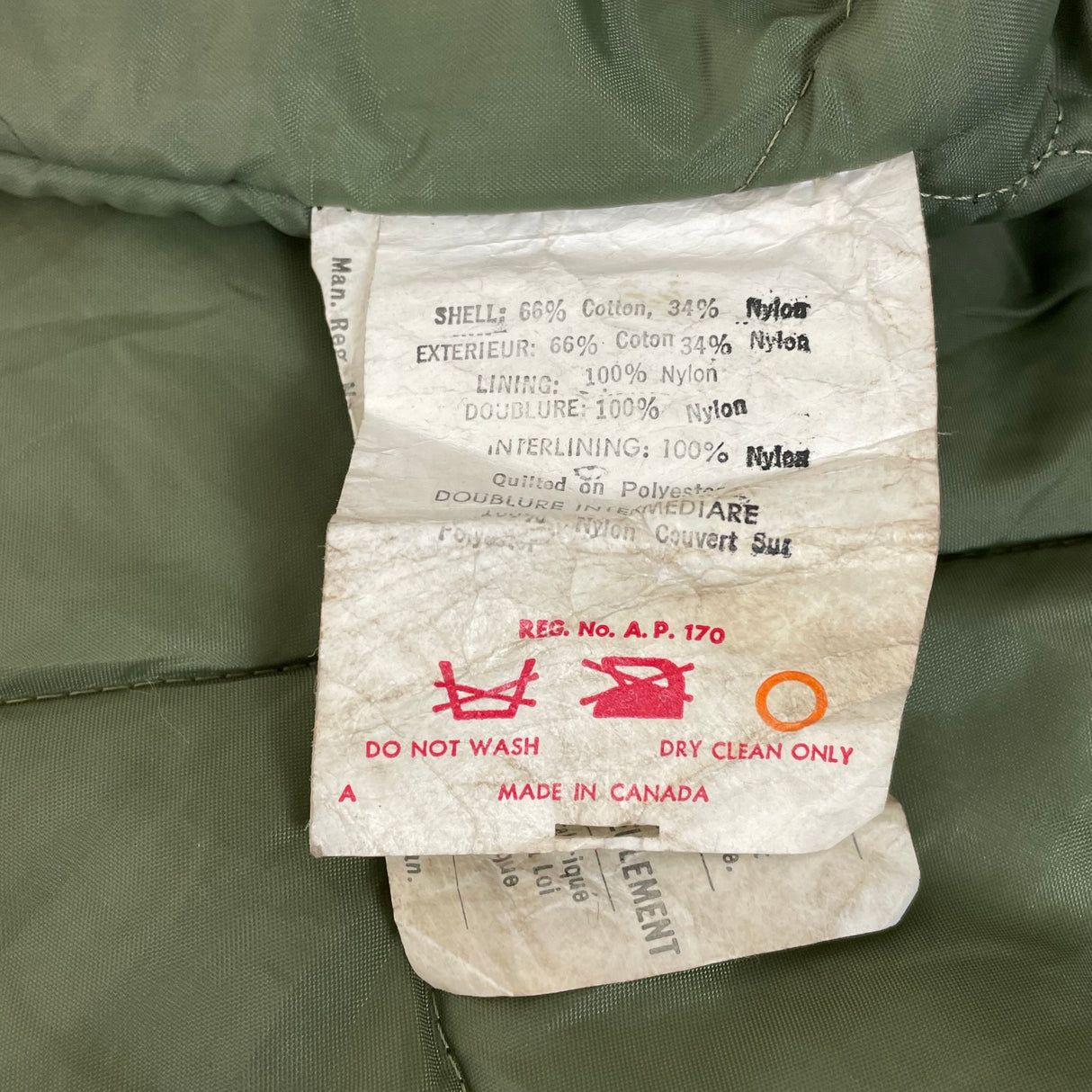 【超希少】カナダ軍 OG-107 ECW コンバットパーカー フルセット L/Rサイズ【FB-PK-ML0003B】