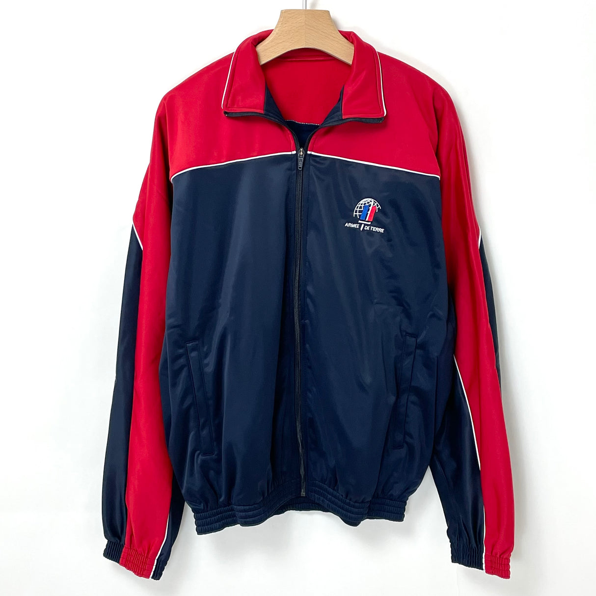 フランス陸軍 ネイビー トレーニングジャケット 新品 F31N=