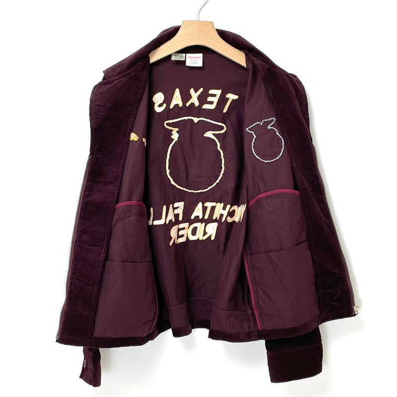【復刻】TEXAS WICHITA FALLS RIDER バーガンディー FFA コーデュロイジャケット【FB-JK-0002S】