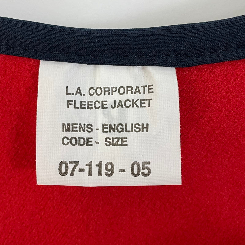 【新品】イギリス郵便 Royal Mail ネイビー/レッド フリースベスト【FB-JK-ML0015S】