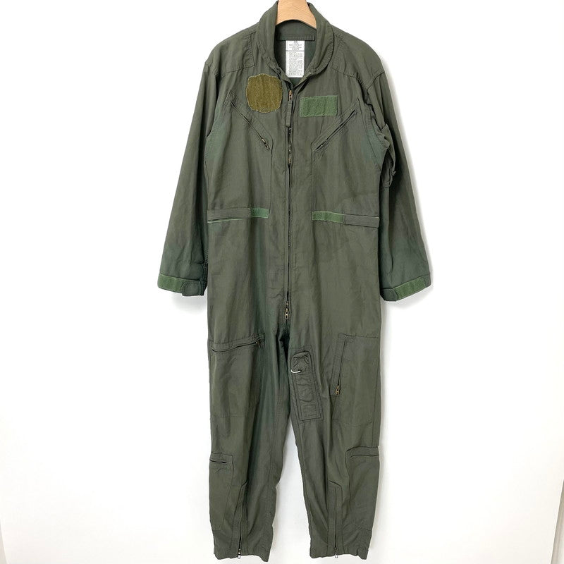 【美品】90s アメリカ軍 セージグリーン CWU-27/P フライトカバーオール サイズ表記44R【FB-CO-ML0003A】