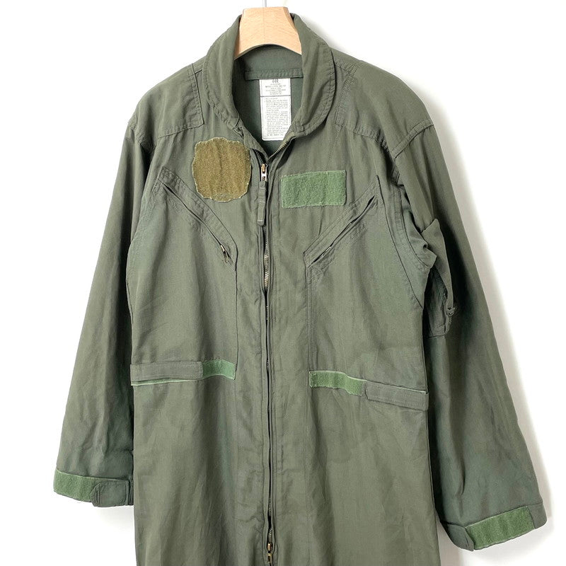 【美品】90s アメリカ軍 セージグリーン CWU-27/P フライトカバーオール サイズ表記44R【FB-CO-ML0003A】