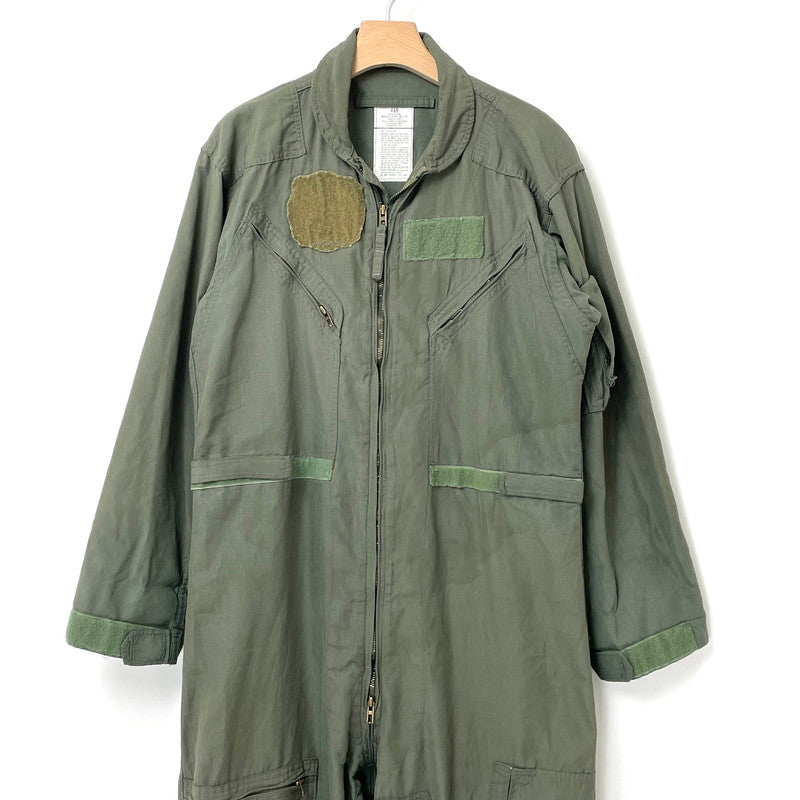 【美品】90s アメリカ軍 セージグリーン CWU-27/P フライトカバーオール サイズ表記44R【FB-CO-ML0003A】