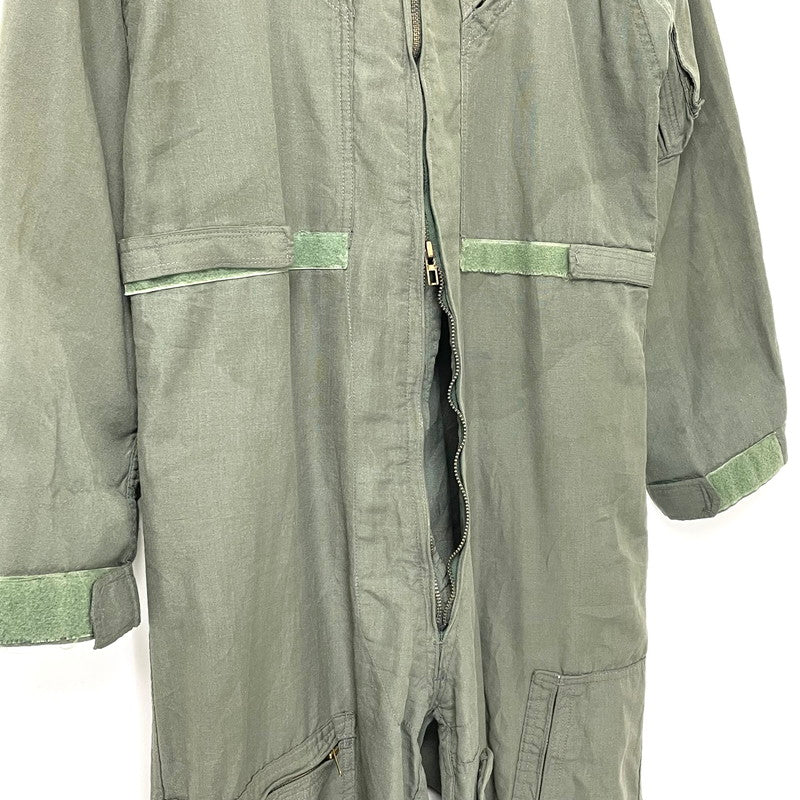 【美品】90s アメリカ軍 セージグリーン CWU-27/P フライトカバーオール サイズ表記44R【FB-CO-ML0003A】