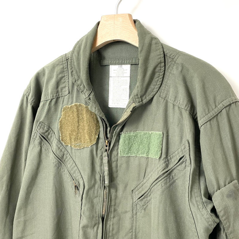【美品】90s アメリカ軍 セージグリーン CWU-27/P フライトカバーオール サイズ表記44R【FB-CO-ML0003A】