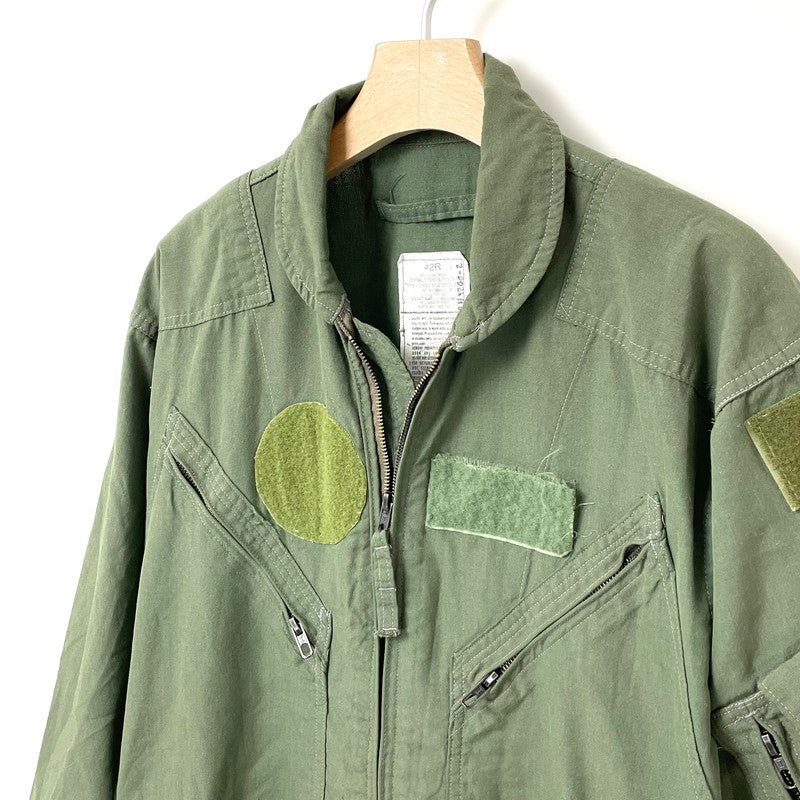 アメリカ軍 セージグリーン CWU-27/P フライトカバーオール サイズ表記42R【FB-CO-ML0004B】