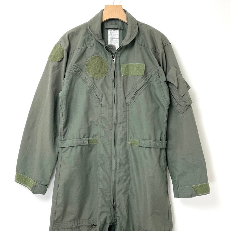 【美品】90s アメリカ軍 セージグリーン CWU-27/P フライトカバーオール サイズ表記40R【FB-CO-ML0005A】