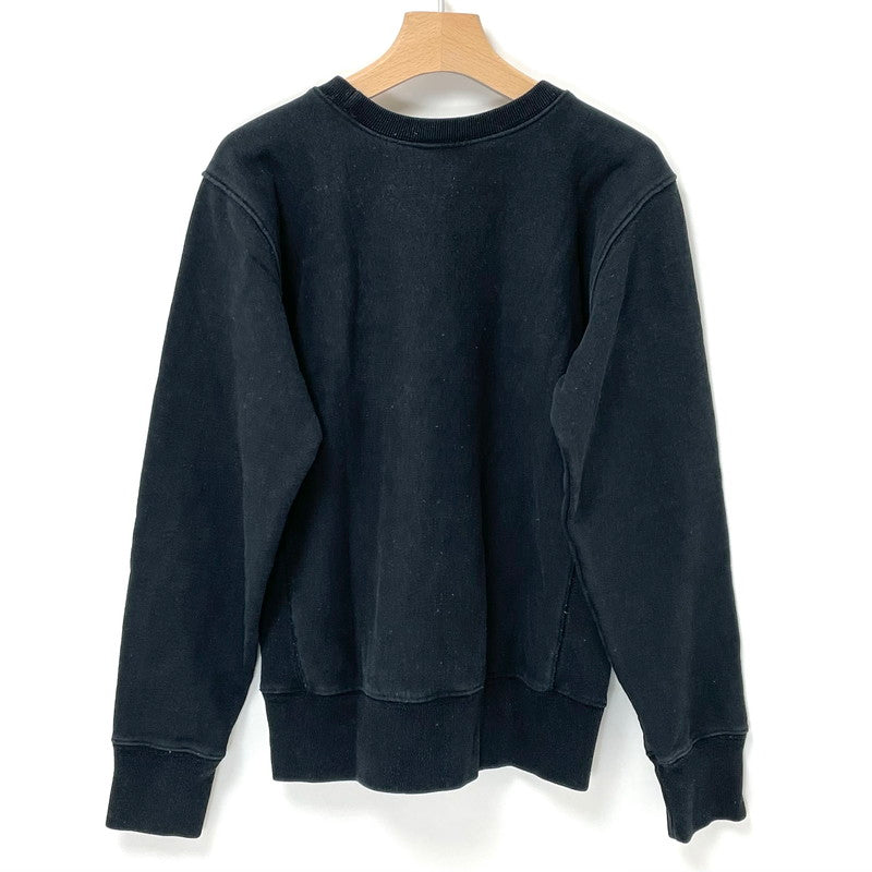 Champion Europe/チャンピオン・ヨーロッパ ブラック REVERSE WEAVE/リバースウィーブ WARM UP スウェットシャツ Mサイズ【FB-SS-0022B】