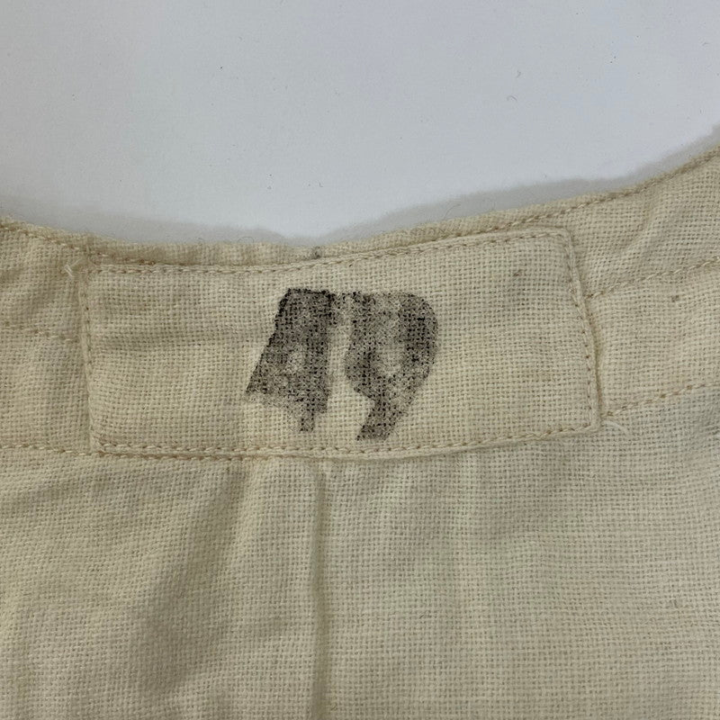 【新品訳あり】50s フランス軍 ナチュラル ヴィンテージ リネンベスト【FB-VT-ML0018SD-】