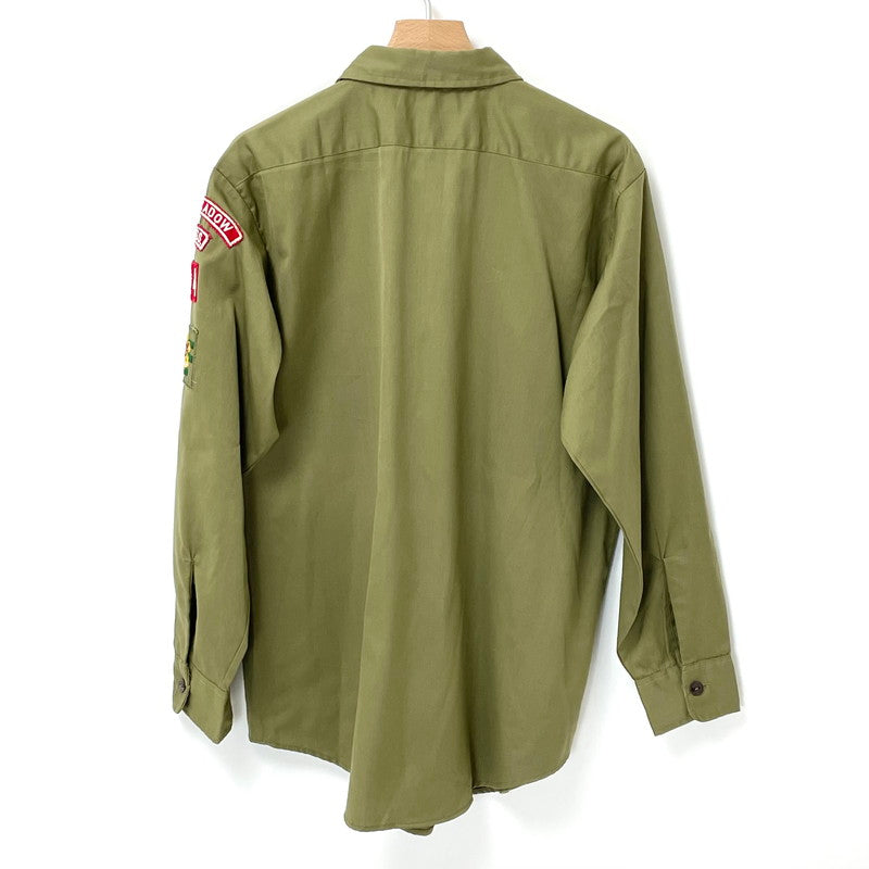 【美品】70s BOY SCOUTS OF AMERICA ヴィンテージ ボーイスカウトシャツ サイズ表記16R【FB-SH-0003A-】
