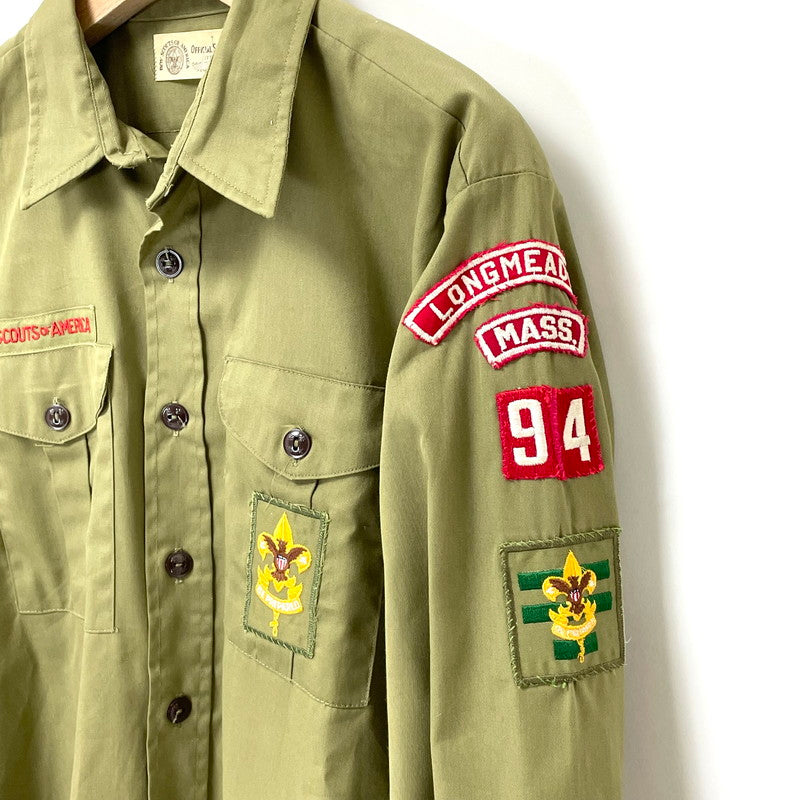 【美品】70s BOY SCOUTS OF AMERICA ヴィンテージ ボーイスカウトシャツ サイズ表記16R【FB-SH-0003A-】