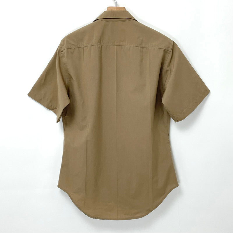 【美品】アメリカ軍 KHAKI SHADE M-1 半袖オフィサーシャツ サイズ表記15.5【FB-SH-ML0013A-】