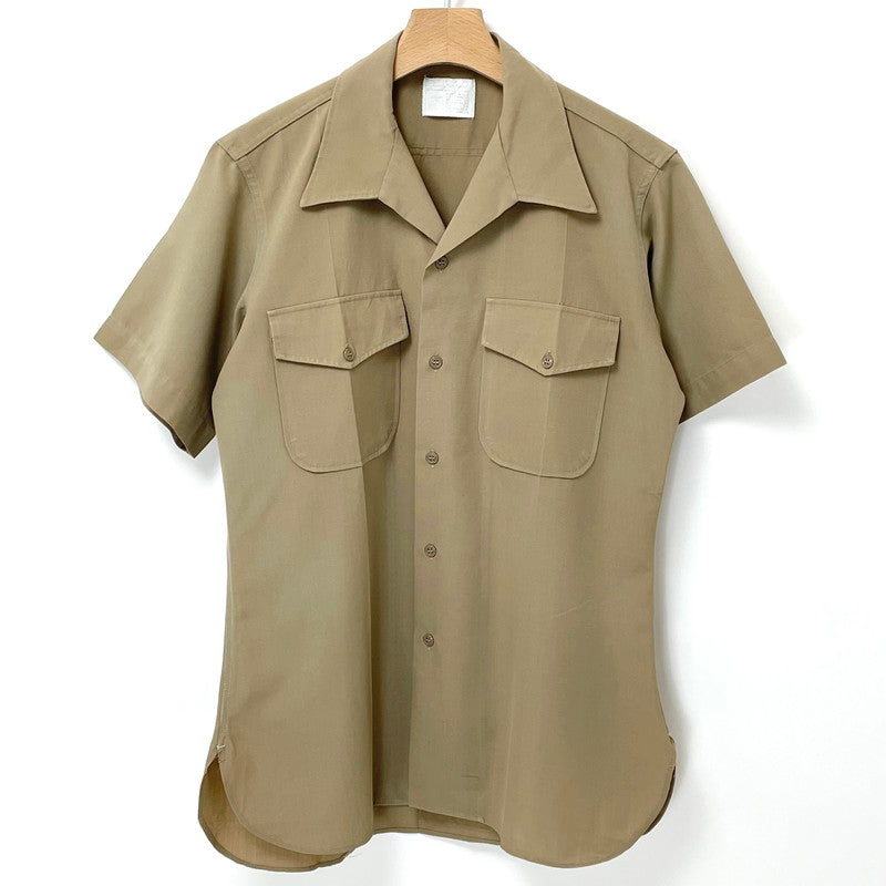 アメリカ海兵隊 USMC カーキ 半袖ドレスシャツ【FB-SH-ML0014B-】