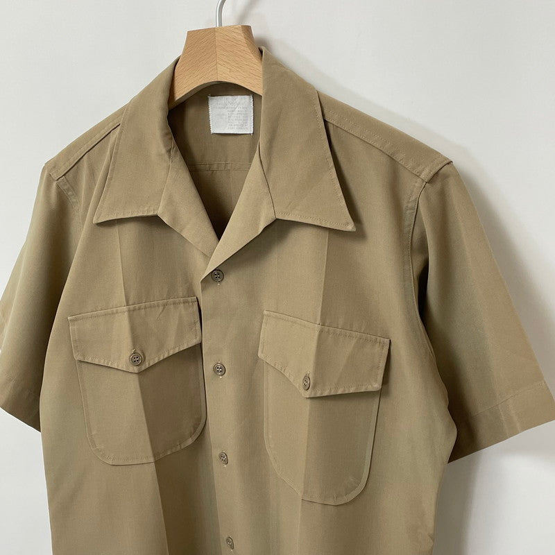 アメリカ海兵隊 USMC カーキ 半袖ドレスシャツ【FB-SH-ML0014B-】