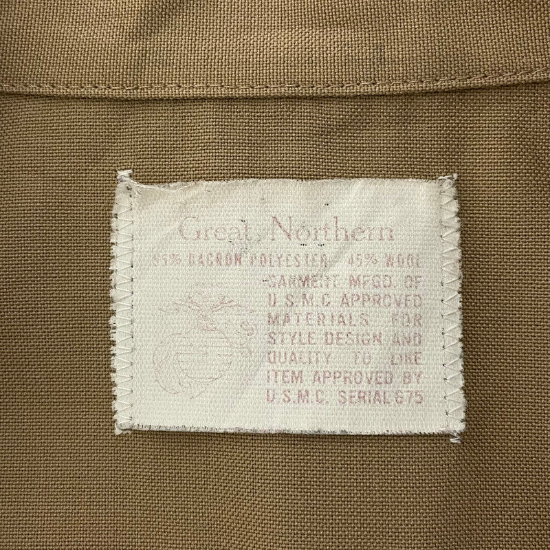 アメリカ海兵隊 USMC カーキ 半袖ドレスシャツ【FB-SH-ML0014B-】