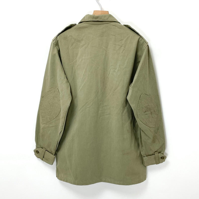 スペイン軍 カーキ ヴィンテージ M-67 チノプルオーバー シャツジャケット【FB-JK-0032B=】