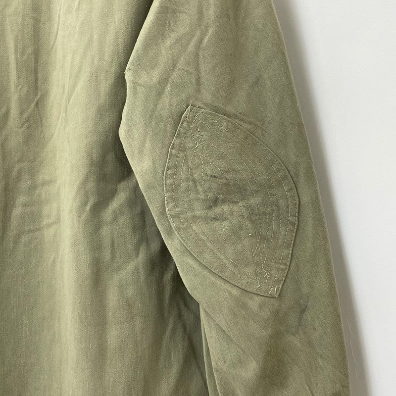 スペイン軍 カーキ ヴィンテージ M-67 チノプルオーバー シャツジャケット【FB-JK-0032B=】