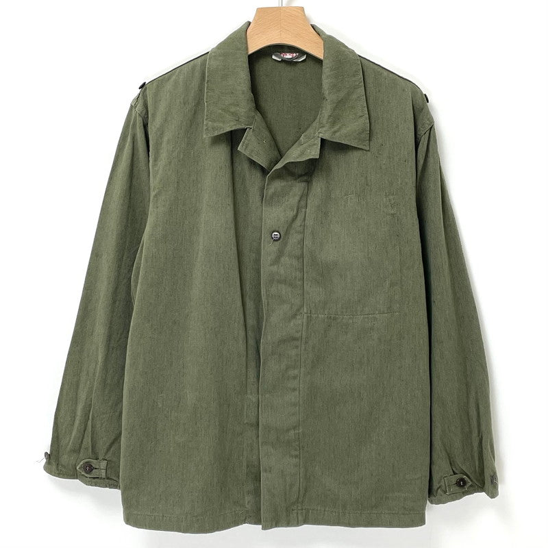 【超希少】【美品】60,70s 旧東ドイツ軍 ヴィンテージ フィールドジャケット サイズ表記m48【FB-JK-0028A=】