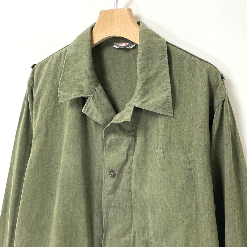 【超希少】【美品】60,70s 旧東ドイツ軍 ヴィンテージ フィールドジャケット サイズ表記m48【FB-JK-0028A=】