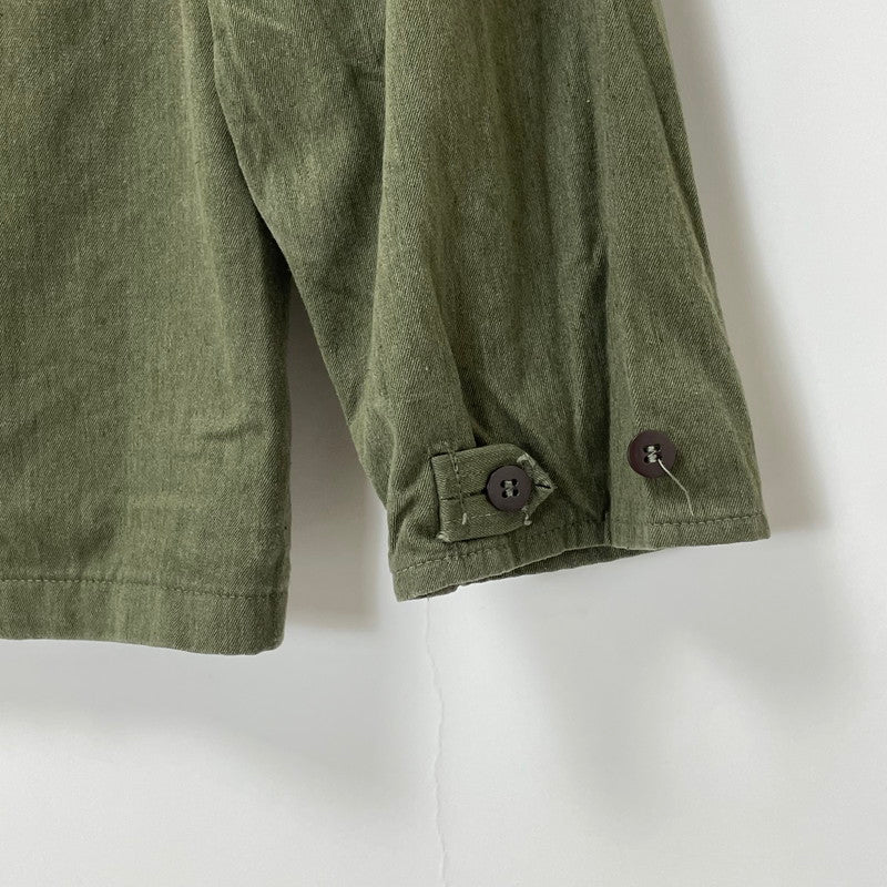 【超希少】【美品】60,70s 旧東ドイツ軍 ヴィンテージ フィールドジャケット サイズ表記m48【FB-JK-0028A=】