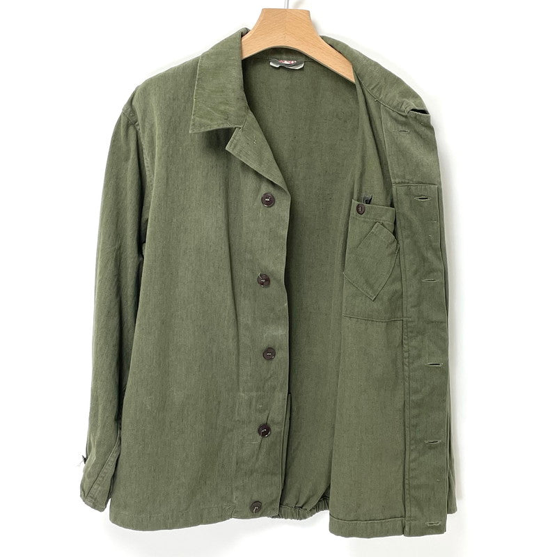 【超希少】【美品】60,70s 旧東ドイツ軍 ヴィンテージ フィールドジャケット サイズ表記m48【FB-JK-0028A=】