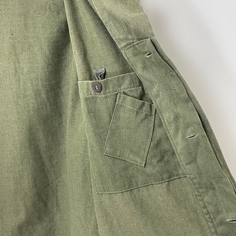 【超希少】【美品】60,70s 旧東ドイツ軍 ヴィンテージ フィールドジャケット サイズ表記m48【FB-JK-0028A=】