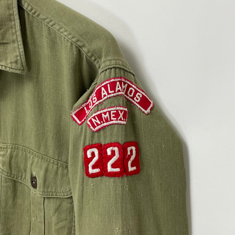 【超希少】60s BOY SCOUTS OF AMERICA/ボーイスカウト ヴィンテージ オフィシャル 長袖シャツ Mサイズ【FB-SH-0018B=】