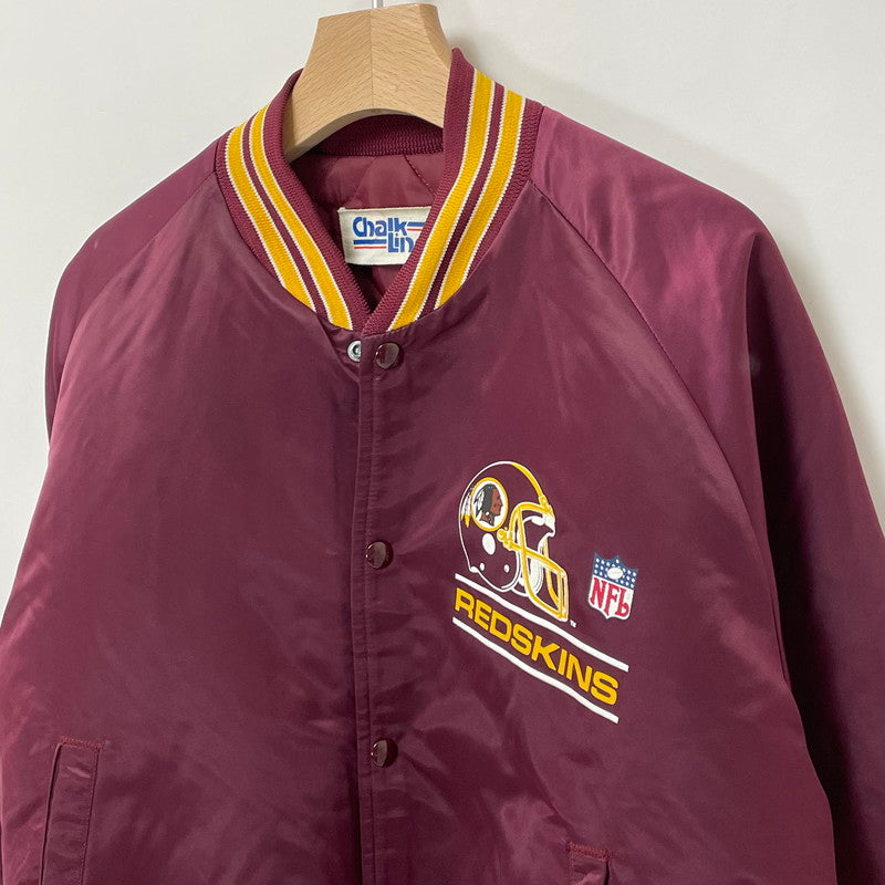 80,90s Chalk Line/チョークライン NFL アメフト ワシントン・レッドスキンズ ヴィンテージ スタジャン Lサイズ【FB-JK-0029B】