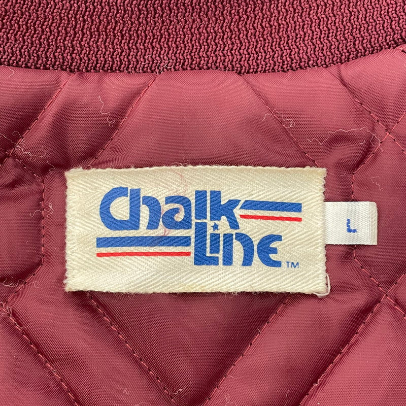 80,90s Chalk Line/チョークライン NFL アメフト ワシントン・レッドスキンズ ヴィンテージ スタジャン Lサイズ【FB-JK-0029B】